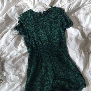 Green Lace romper- Zara